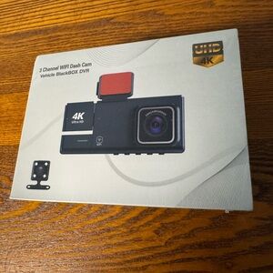 4K Ultra HD Black Dash Cam by